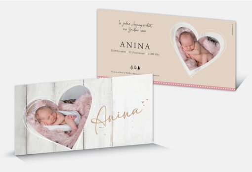 Geburtskarte Anina